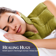 Kozi Shoulder Wraps Warm & Cooling Herbal Comforting for Muscle Pain and Tension Relief